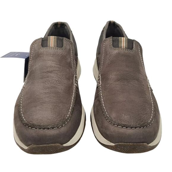 Clarks Sailview Step‎ Men\'s Slip On Nubuck Taupe 11 Wide main image 4